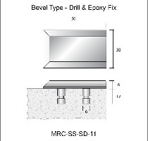 Skateboard Deterrent- Bevel