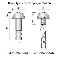 Skateboard Deterrent - Dome