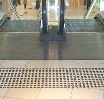 Warning Tactiles at Sylvia Park Escalators